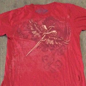 Oversized vintage red shirt